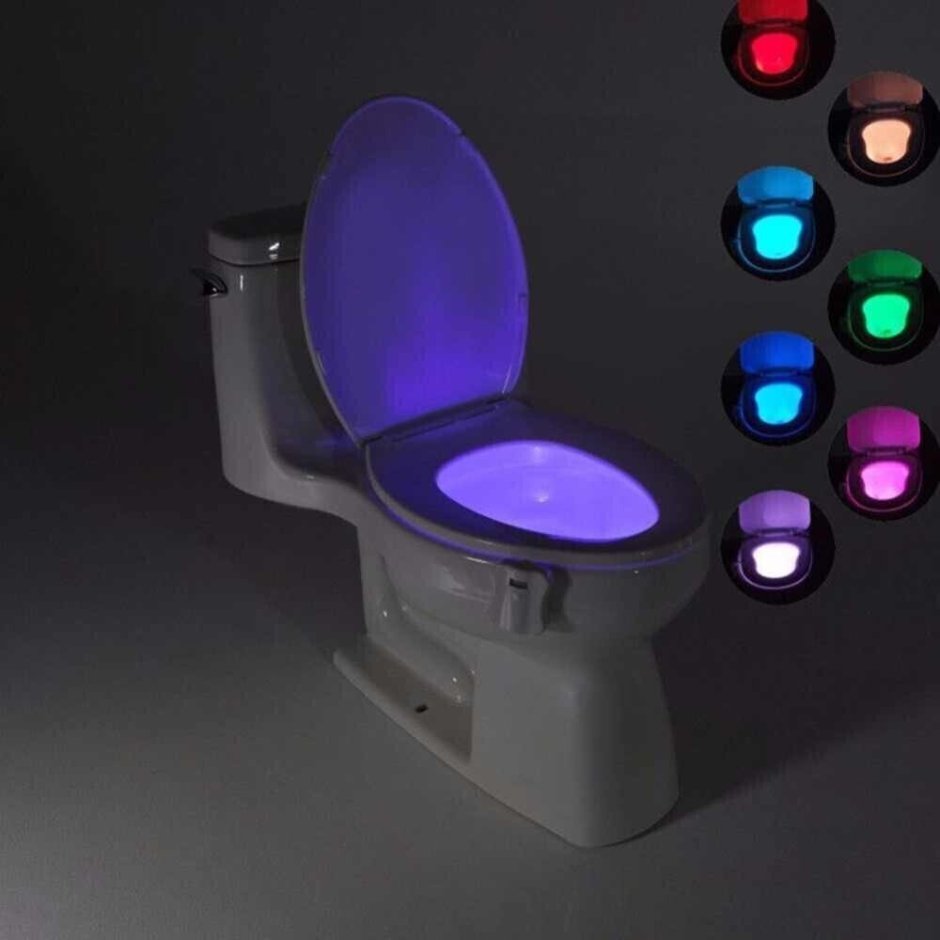 Подсветка в маленьком туалете