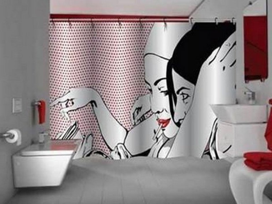 Ванная в стиле поп арт