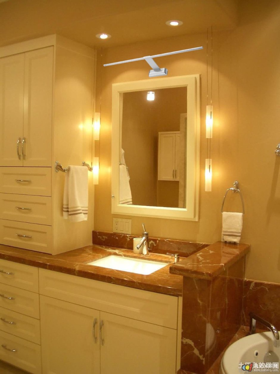 Освещение зеркала в ванной