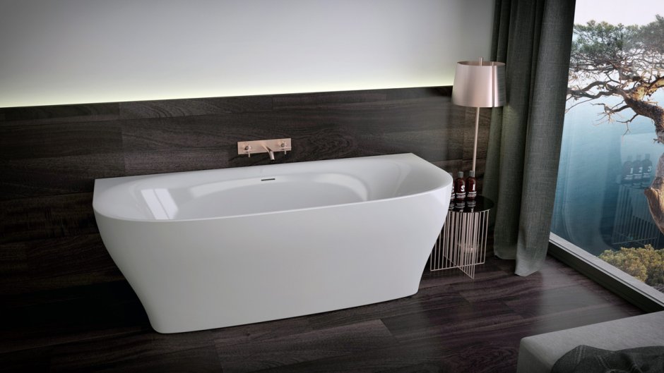 Knief Dream Wall ванна пристенная 180х80х60см