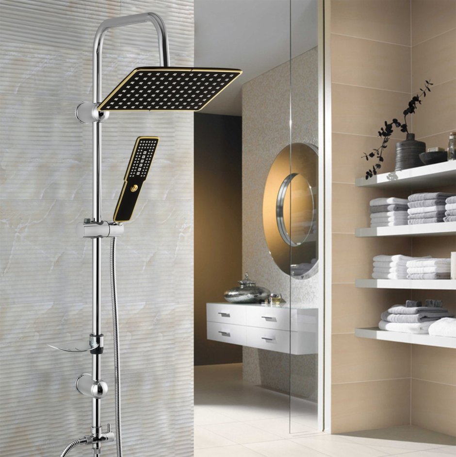 Душевая стойка adiante ad-77020cr хром