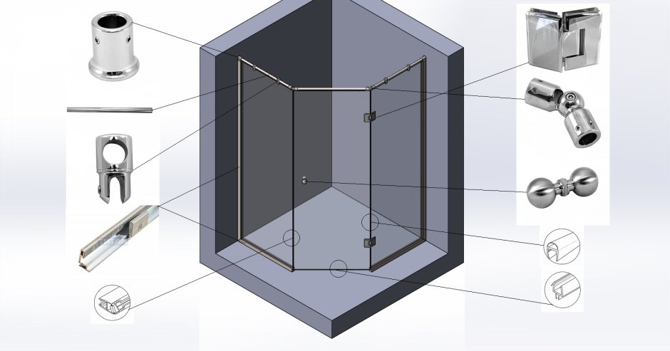 Трап 600м (в душевой поддон)