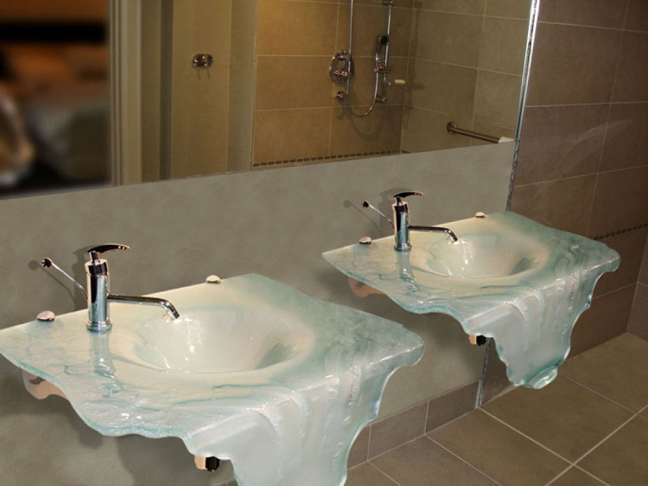 Раковины для ванной со столешницей из искусственного камня