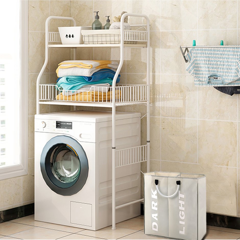 Полка в ванную над стиральной машиной икеа