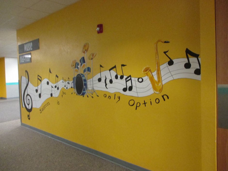 Креативные стены в школе