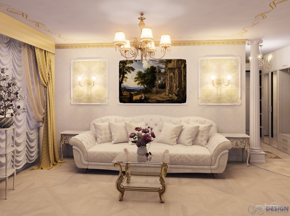 Картины для гостиной в классическом стиле