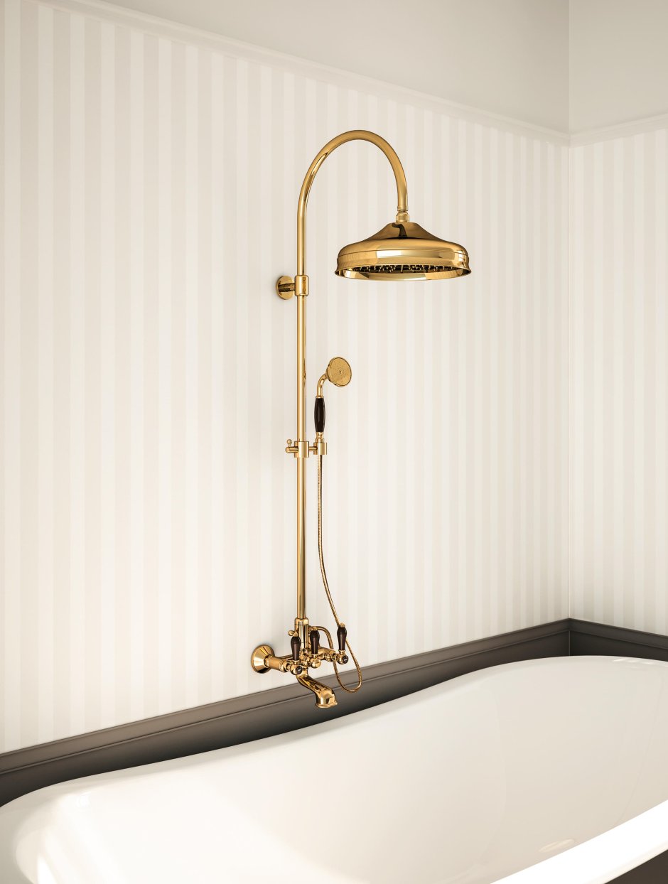 Смеситель для душа бронза антик