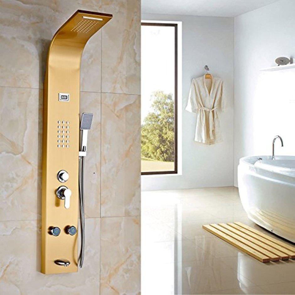 Душевой комплект OMNIRES Y sysy19 с внутренней частью, золото