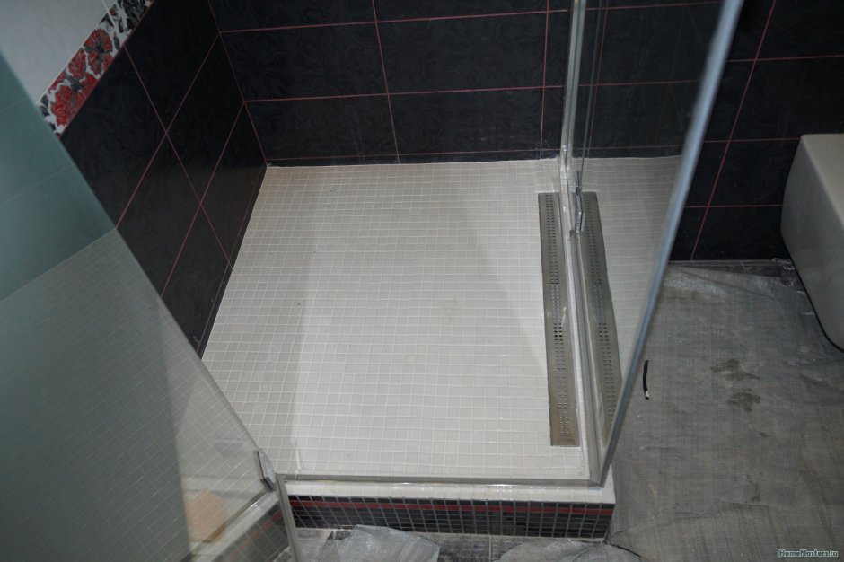 Душевой поддон своими руками с трапиком