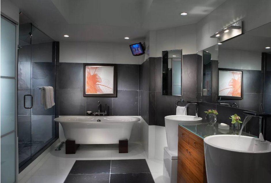 Ванная комната в эко стиле