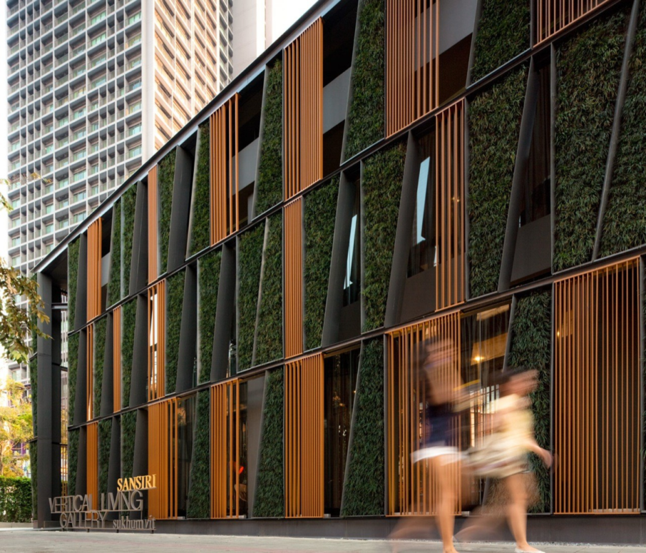 Вертикальное Озеленение фасадов зданий