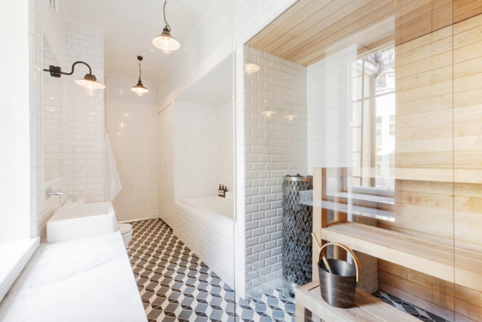 Ванная комната в финском стиле
