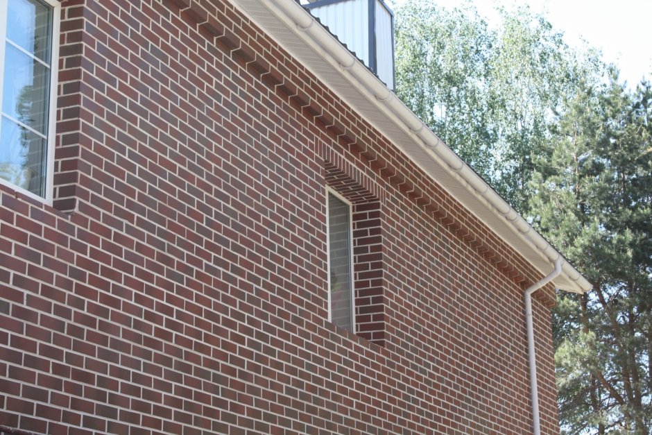 Фасад из термопанелей с клинкерной плиткой