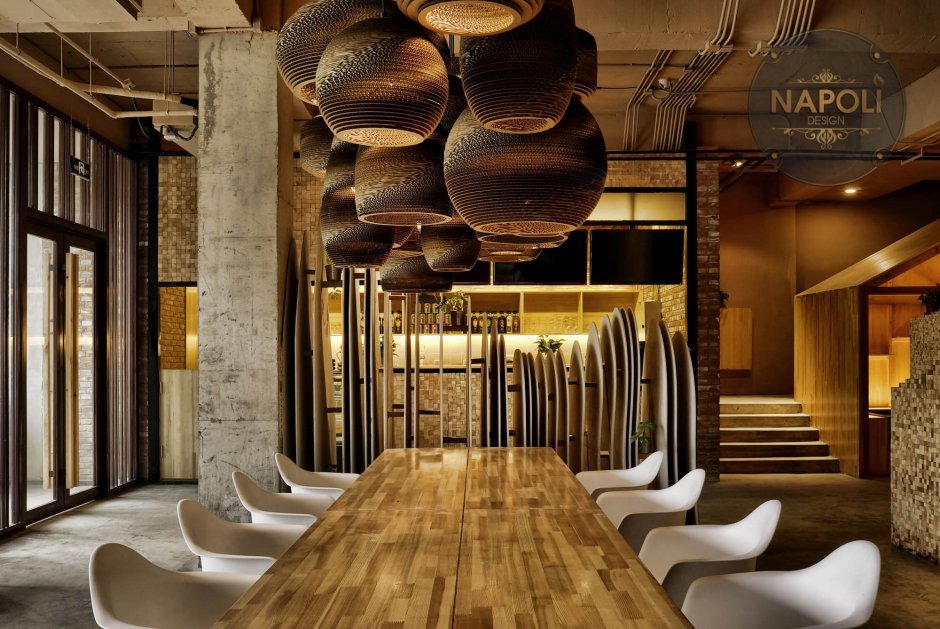 Ресторан в стиле экостиль