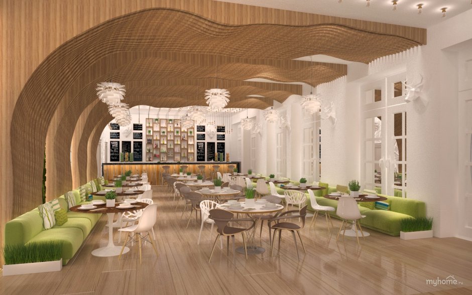 Ресторан в стиле экостиль