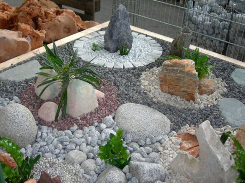 Декоративный камень в ландшафте