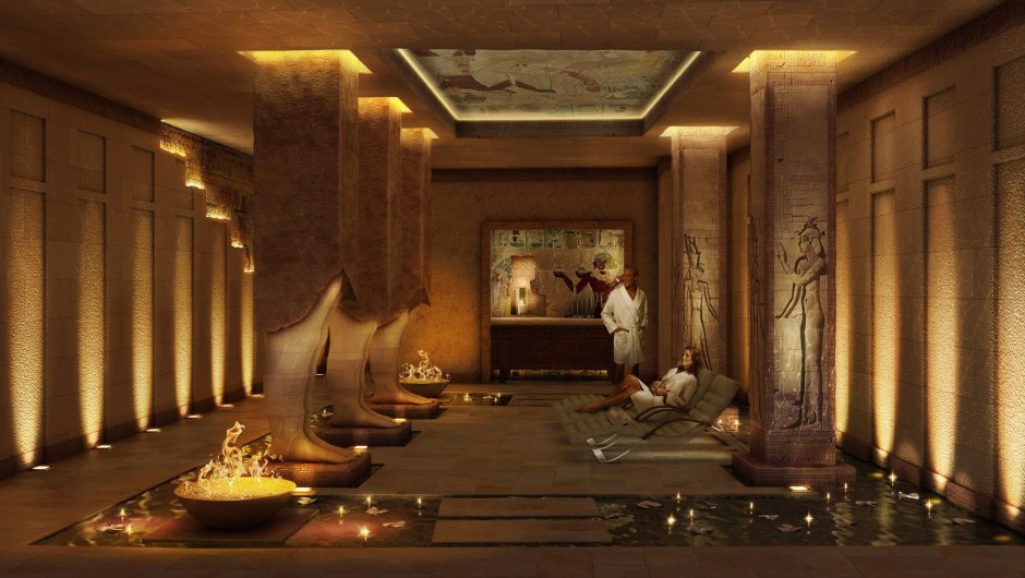 Интерьер дворца фараона Египта