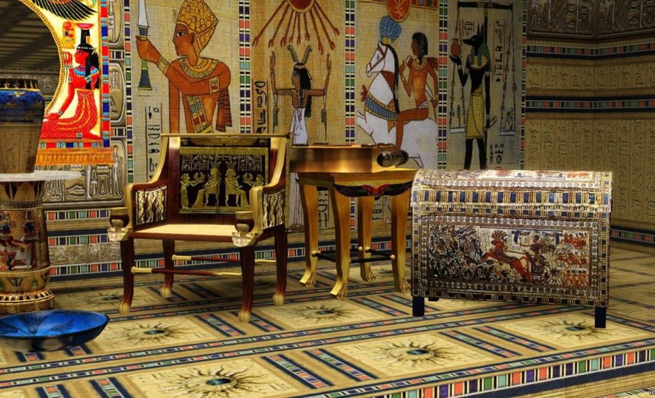 Древний Египет комната фараона