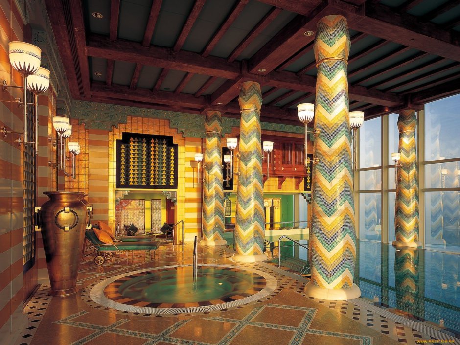 Отель Бурдж Аль араб (Дубай) стиль