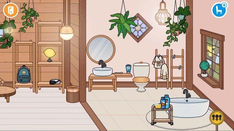 Красивые комнаты ванной комнаты в тока бока