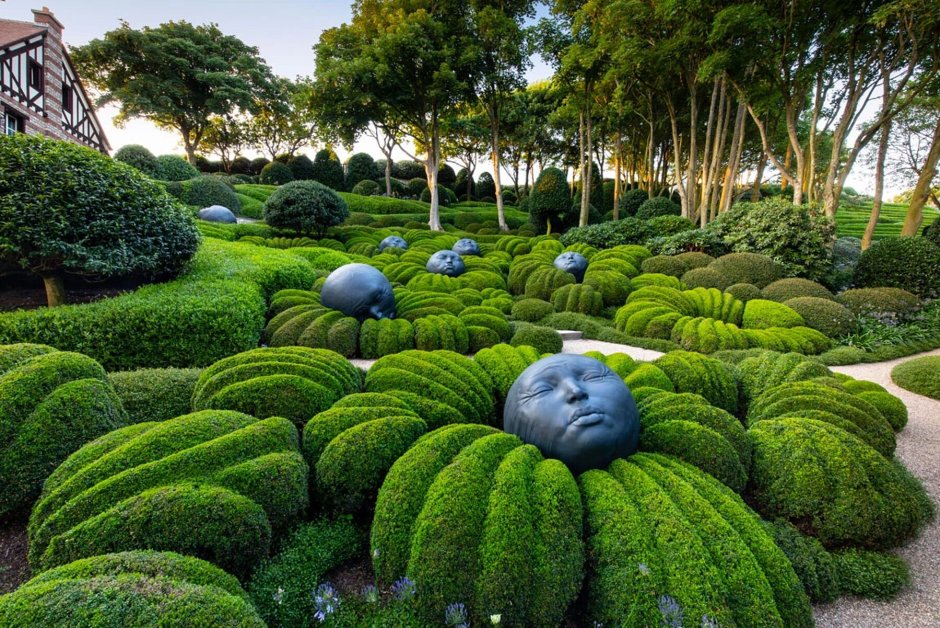 Сад les Jardins d’Etretat (Франция)
