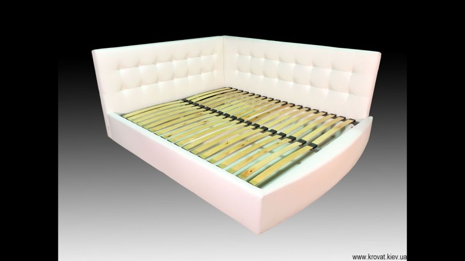 Кровать с двумя спинками