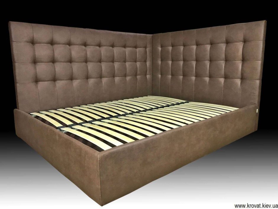 Угловая кровать двуспальная