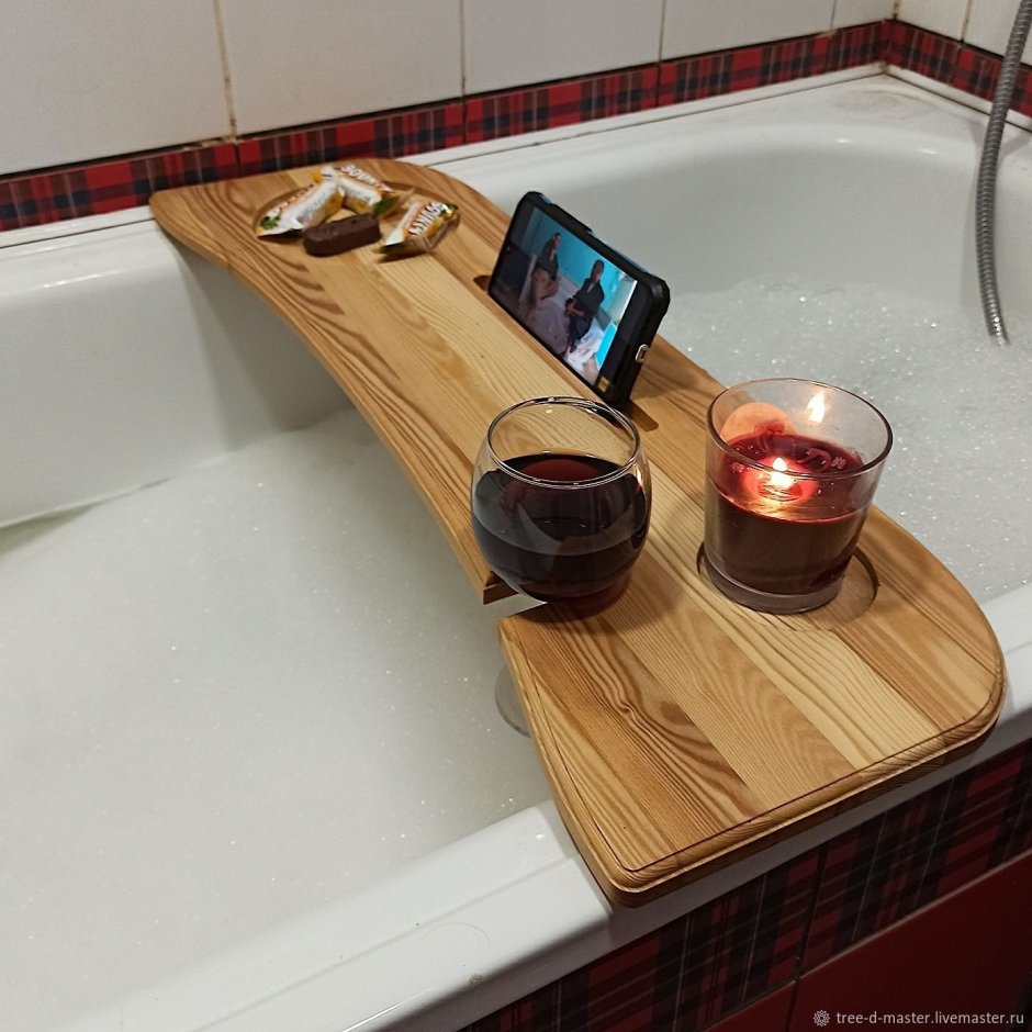 Столик для ванны 'Romance' / светлый