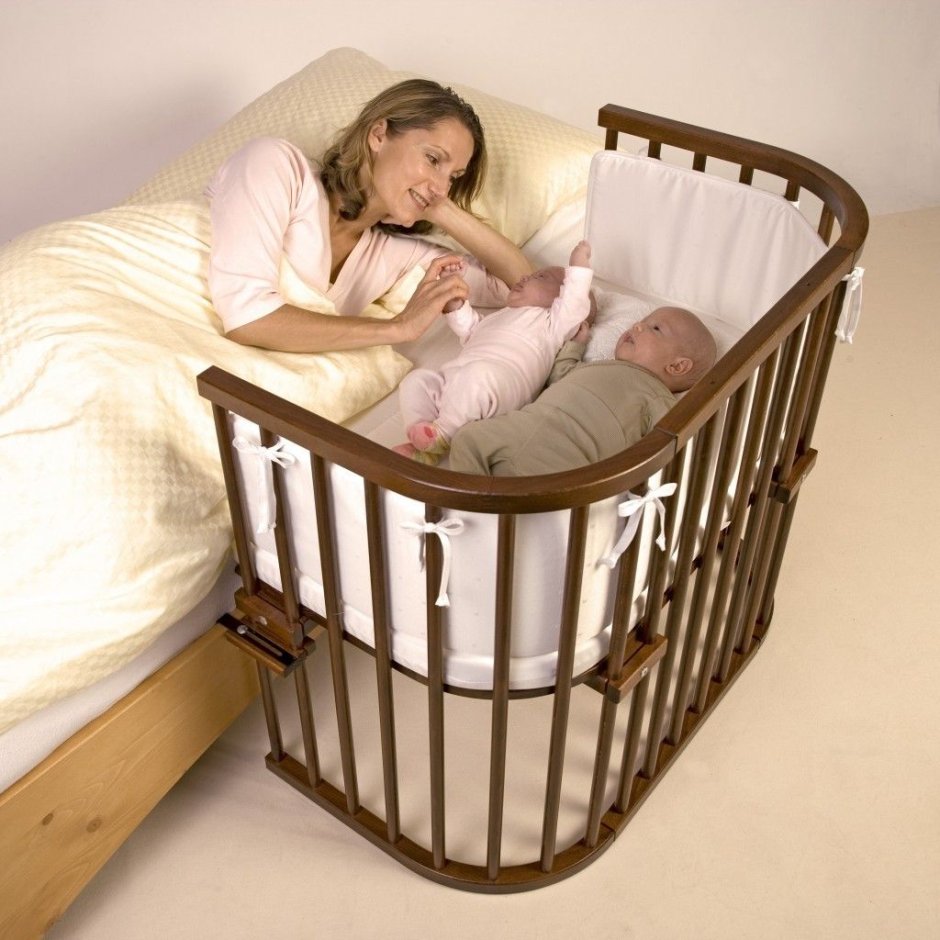 Детская кроватка приставная к кровати