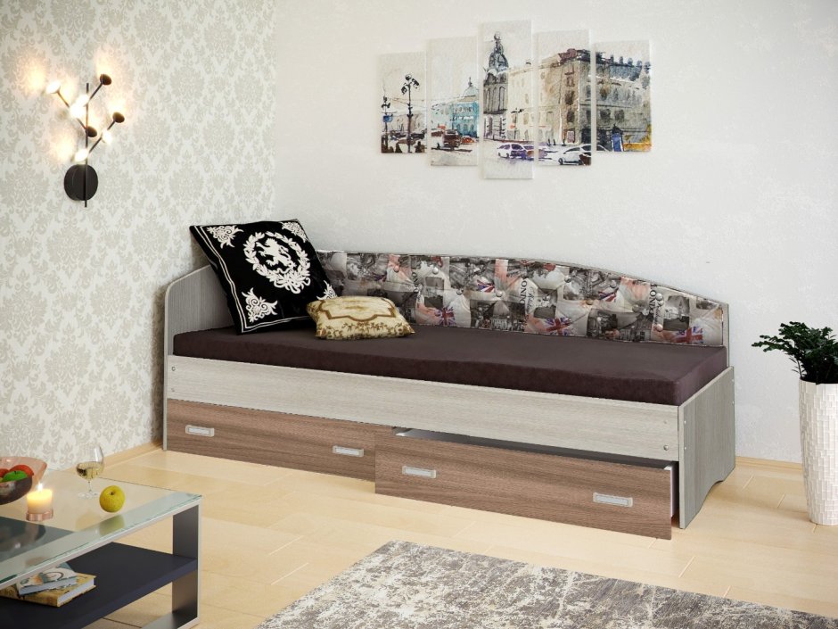 Кровать-софа 900х1900 с ящиками Версаль