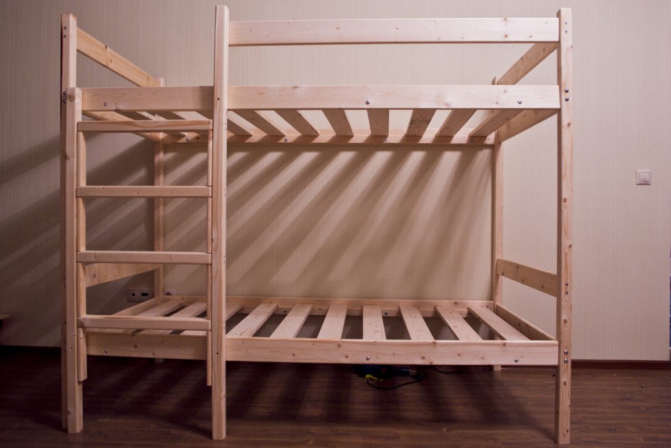 Проект двухъярусной кровати для детей