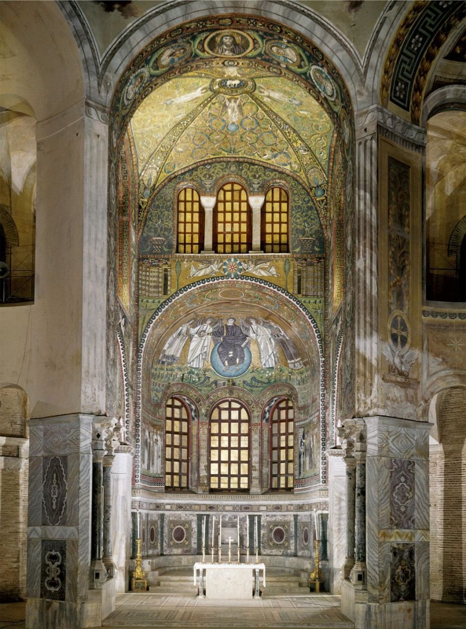 Византийский стиль базилика Сан Витале