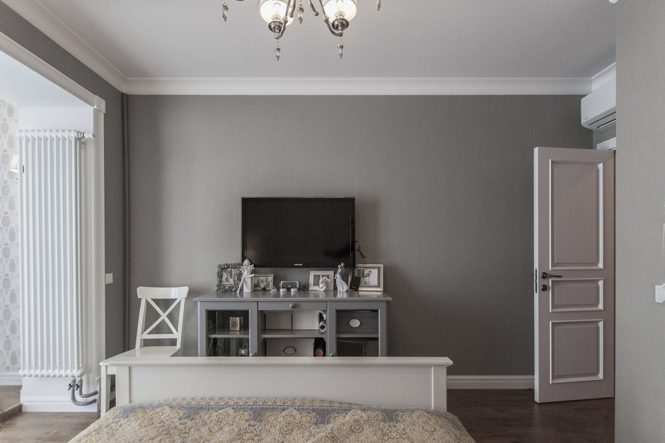 Серый цвет в интерьере