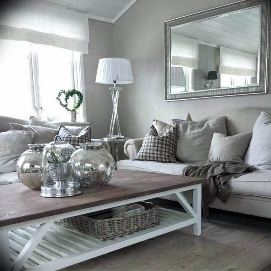 Сканди стиль в интерьере гостиной