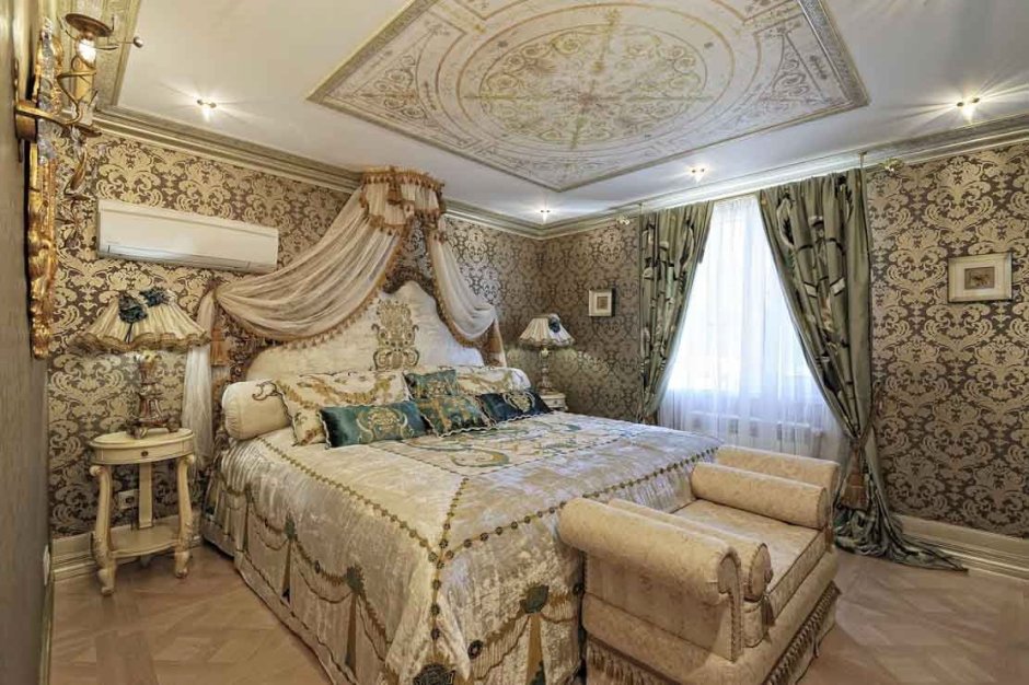 Интерьер гостиной в частном доме в Дагестане