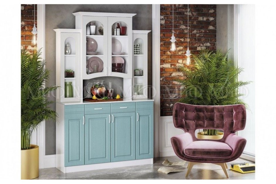 Буфет Констанция 4х СТВ мята