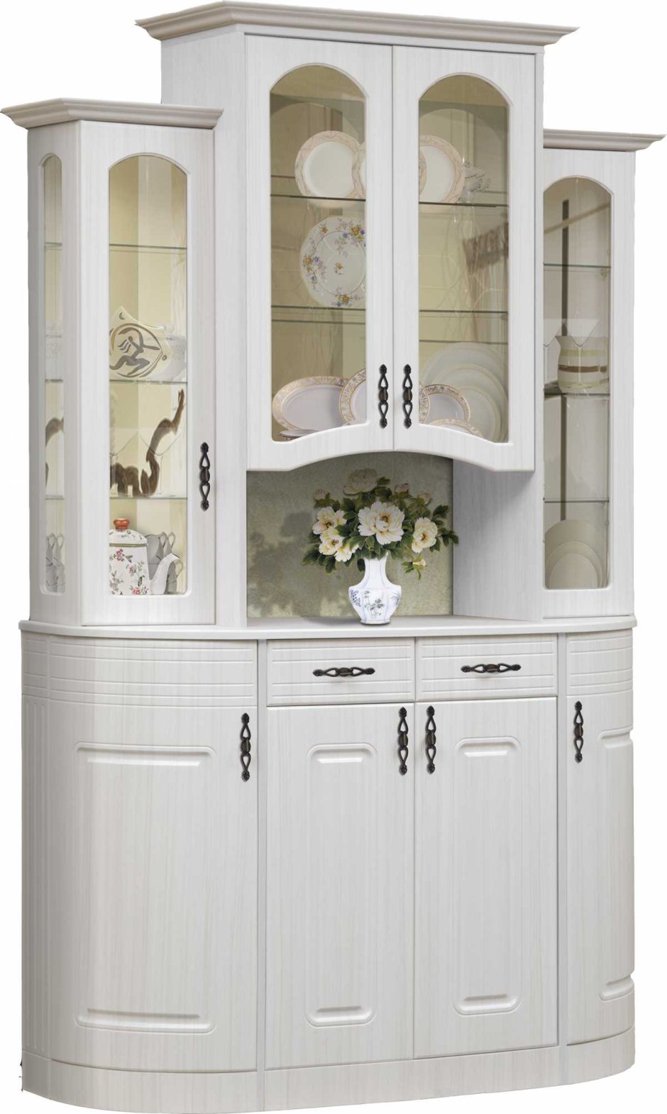 Шкаф универсальный с зеркалами Венеция в-1