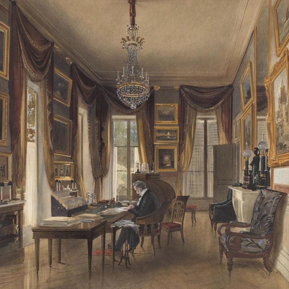 Интерьеры Англии 19го века