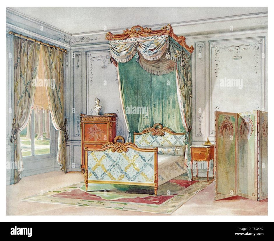 Спальня 17 века дворянин