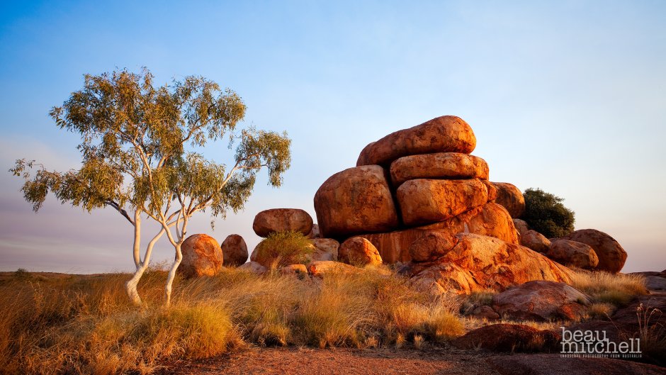 Долина камней в Австралии