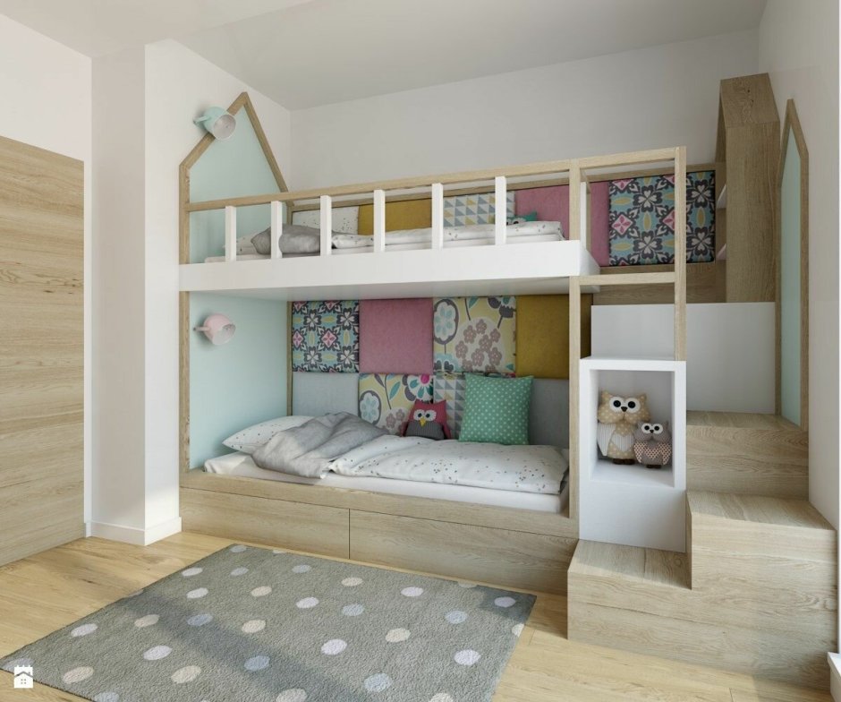 Двухэтажная кровать для подростков