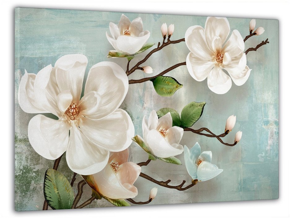 Белая Магнолия картина