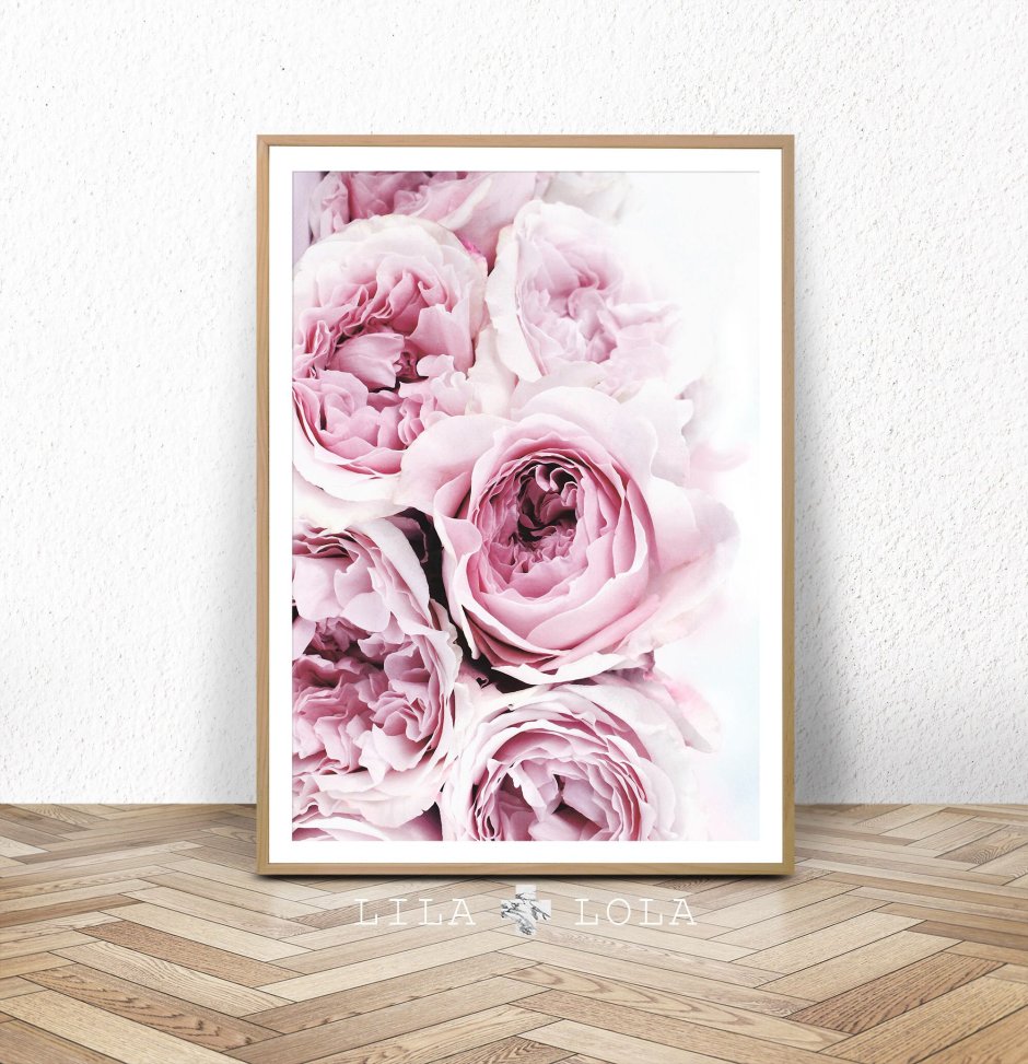 Холст цветы