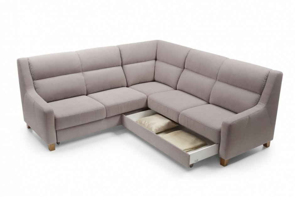 Угловой диван с двумя углами