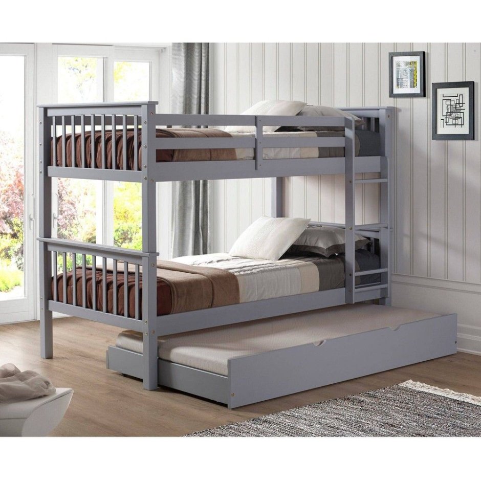 Компактные двухъярусные кровати для детей
