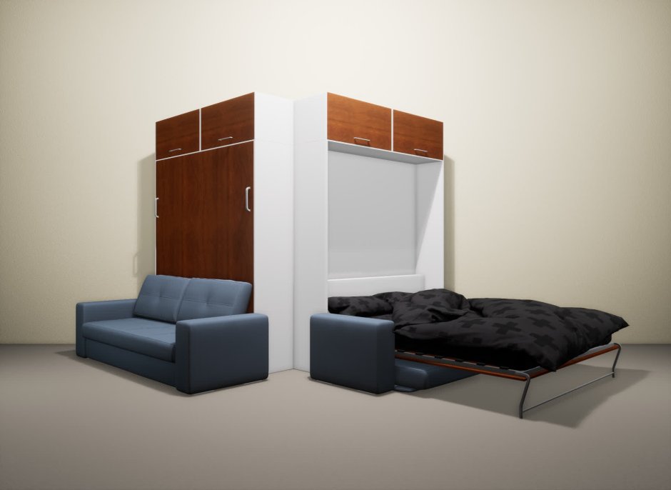 Диван-кровать-трансформер для малогабаритной