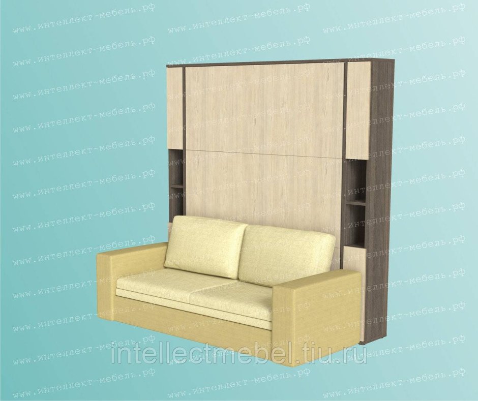 Шкаф-кровать диван трансформер TRANSMEB блюз