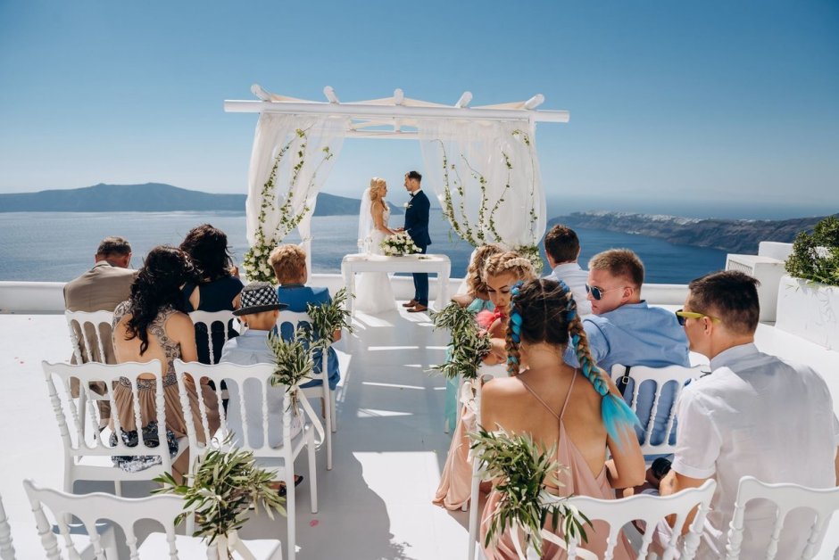 Санторини Свадебные площадки