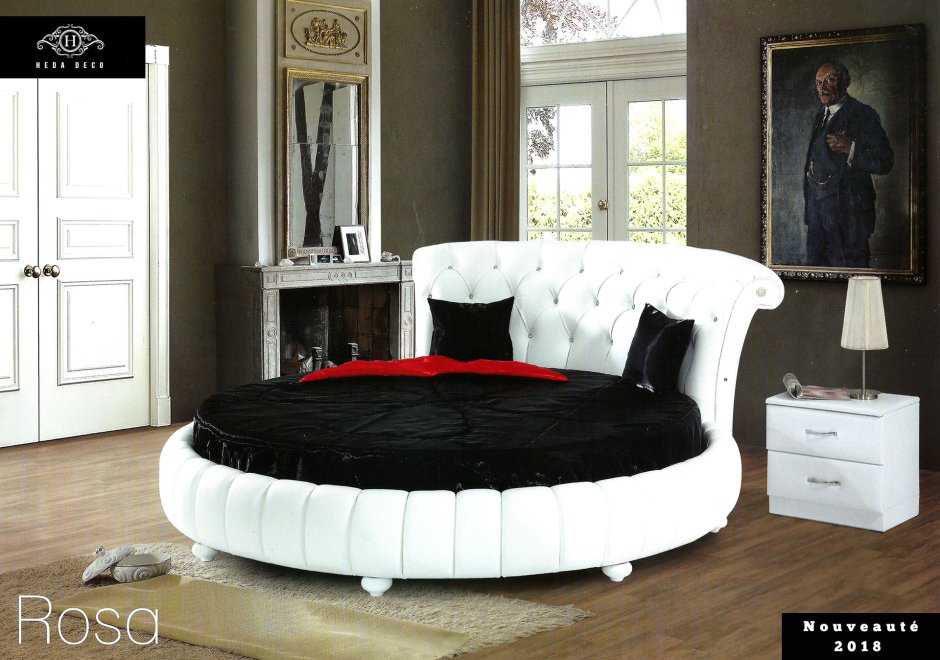 Мебель круглая кровать