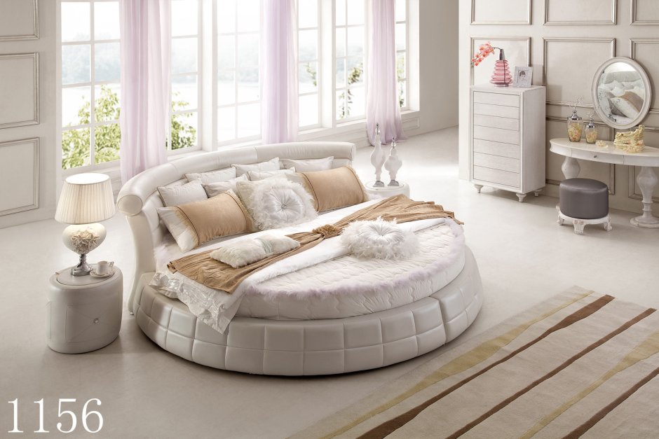 Кровать круглая для спальни